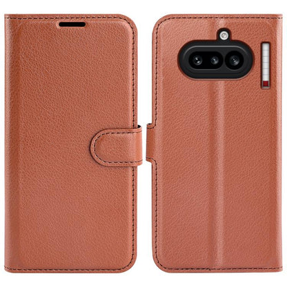 Litchi Texture Horizontal Flip Leather Phone Case with Holder, For Nothing Phone 4b, For Nothing Phone 4a Pro, For Nothing Phone 4a, For Nothing Phone 3a Lite, For Nothing Phone 3 5G, For Nothing Phone 3a, For Nothing Phone 3a Pro
