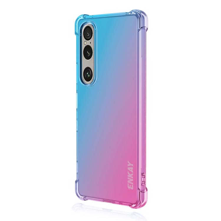 ENKAY Hat-Prince Gradient Airbag TPU Phone Case, For Sony Xperia 1 VIII, For Sony Xperia 10 VII, For Sony Xperia 1 VII