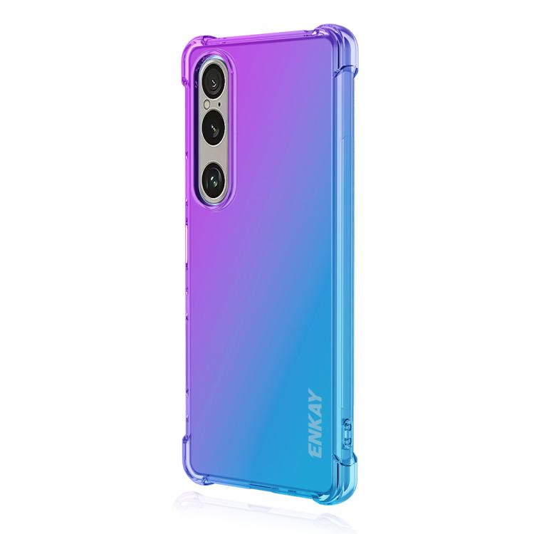 ENKAY Hat-Prince Gradient Airbag TPU Phone Case, For Sony Xperia 1 VIII, For Sony Xperia 10 VII, For Sony Xperia 1 VII
