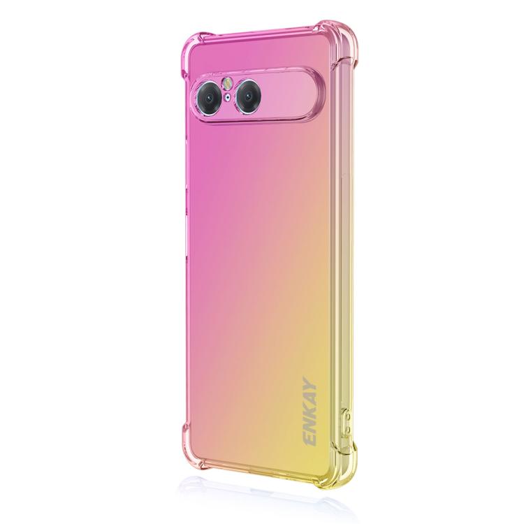 ENKAY Hat-Prince Gradient Airbag TPU Phone Case, For Sony Xperia 1 VIII, For Sony Xperia 10 VII, For Sony Xperia 1 VII