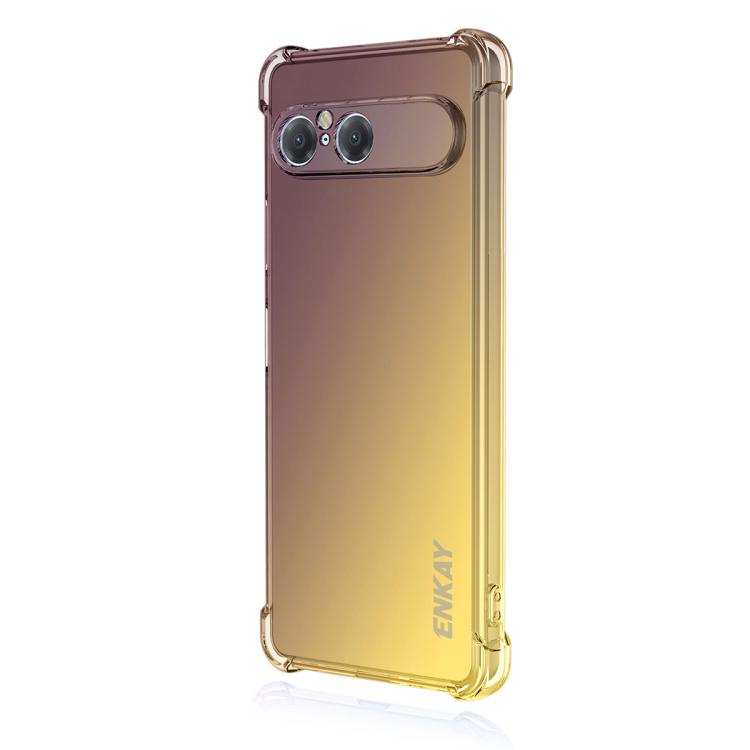 ENKAY Hat-Prince Gradient Airbag TPU Phone Case, For Sony Xperia 1 VIII, For Sony Xperia 10 VII, For Sony Xperia 1 VII