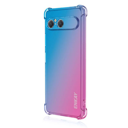 ENKAY Hat-Prince Gradient Airbag TPU Phone Case, For Sony Xperia 1 VIII, For Sony Xperia 10 VII, For Sony Xperia 1 VII