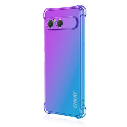 ENKAY Hat-Prince Gradient Airbag TPU Phone Case, For Sony Xperia 1 VIII, For Sony Xperia 10 VII, For Sony Xperia 1 VII