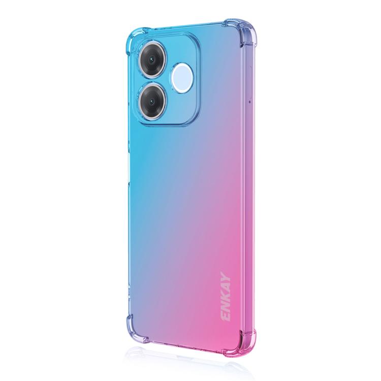 ENKAY Hat-Prince Gradient Airbag TPU Phone Case, For OPPO Reno16 F 5G Global, For OPPO Reno16 5G Global, For OPPO Reno14 F 5G, For OPPO A5 5G Global, For OPPO A6x / A6 4G / 5G, For OPPO Reno 15c / Reno15 Global, For OPPO A5 Pro 4G / 5G