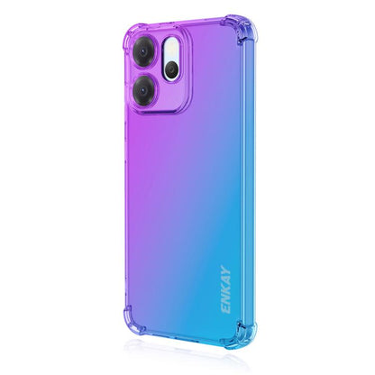 ENKAY Hat-Prince Gradient Airbag TPU Phone Case, For OPPO Reno16 F 5G Global, For OPPO Reno16 5G Global, For OPPO Reno14 F 5G, For OPPO A5 5G Global, For OPPO A6x / A6 4G / 5G, For OPPO Reno 15c / Reno15 Global, For OPPO A5 Pro 4G / 5G