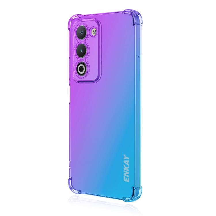 ENKAY Hat-Prince Gradient Airbag TPU Phone Case, For OPPO Reno16 F 5G Global, For OPPO Reno16 5G Global, For OPPO Reno14 F 5G, For OPPO A5 5G Global, For OPPO A6x / A6 4G / 5G, For OPPO Reno 15c / Reno15 Global, For OPPO A5 Pro 4G / 5G