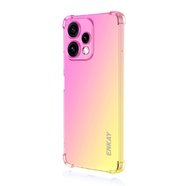 ENKAY Hat-Prince Gradient Airbag TPU Phone Case, For OPPO Reno16 F 5G Global, For OPPO Reno16 5G Global, For OPPO Reno14 F 5G, For OPPO A5 5G Global, For OPPO A6x / A6 4G / 5G, For OPPO Reno 15c / Reno15 Global, For OPPO A5 Pro 4G / 5G
