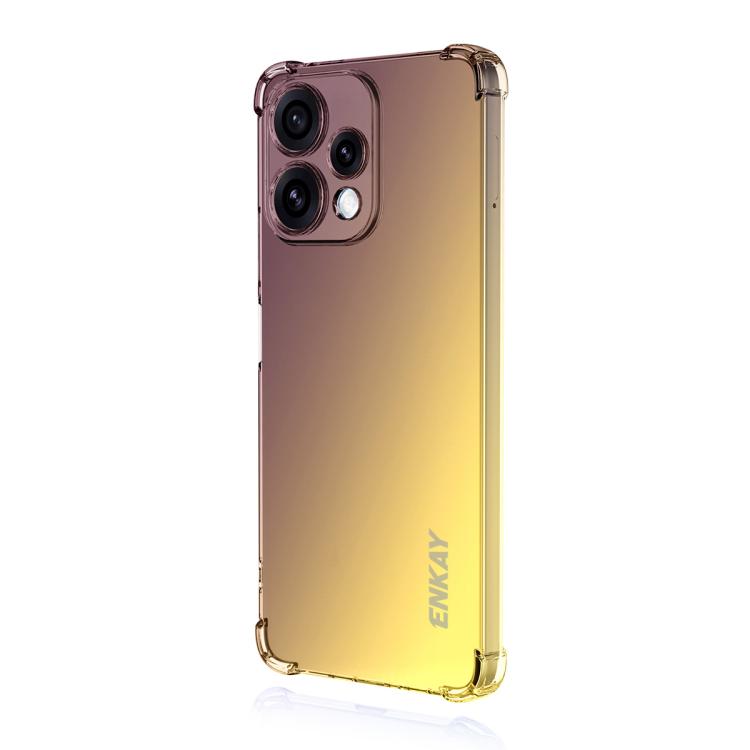 ENKAY Hat-Prince Gradient Airbag TPU Phone Case, For OPPO Reno16 F 5G Global, For OPPO Reno16 5G Global, For OPPO Reno14 F 5G, For OPPO A5 5G Global, For OPPO A6x / A6 4G / 5G, For OPPO Reno 15c / Reno15 Global, For OPPO A5 Pro 4G / 5G