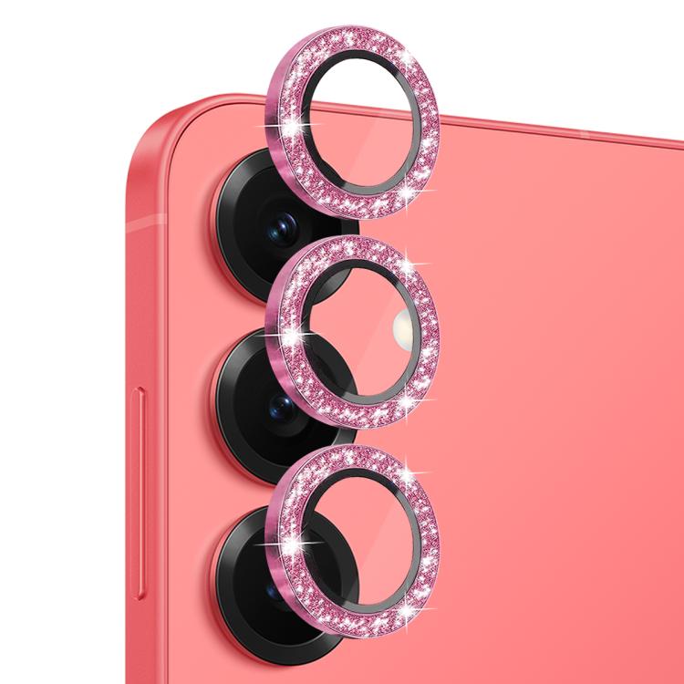 NORTHJO 1 Set Camera Lens Protector Glitter Metal Ring Film, For Galaxy S25+ 5G, For Galaxy S25 Ultra 5G