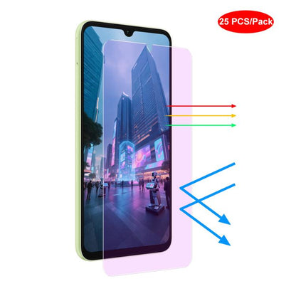 JUNSUNMAY 25 PCS/Pack Anti-Blue Light Clear Tempered Glass Film, For Redmi Note 17 Pro Global 163.5mm, For Xiaomi Poco F9 Ultra 5G, For Xiaomi Poco F9 Pro 5G, For Redmi A7 4G 171.8mm, For Redmi A7 Pro 5G 171mm, For Redmi Note 15 Pro 5G Global 163.6mm  ...