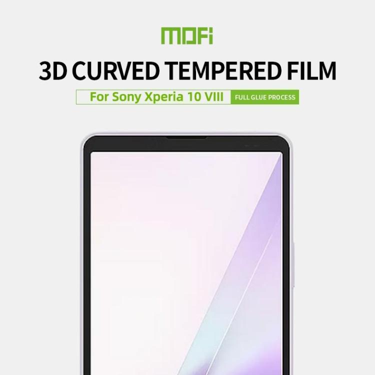 MOFI 9H 3D Explosion-proof Curved Screen Tempered Glass Film, For Sony Xperia 10 VIII, For Sony Xperia 1 VIII, For Sony Xperia 10 VII, For Sony Xperia 1 VII