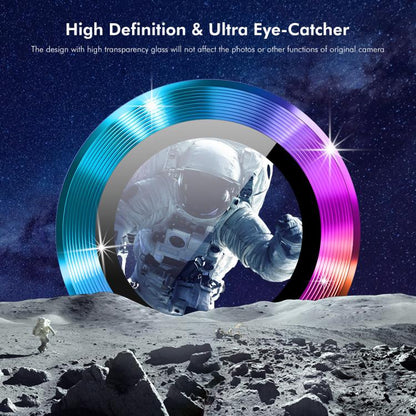 ENKAY Hat-Prince 9H Rear Camera Lens Aluminium Alloy Tempered Glass Film, For Honor 400 Pro Global