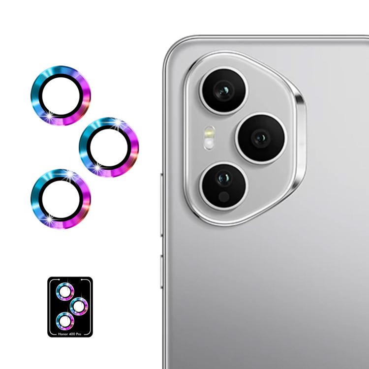 ENKAY Hat-Prince 9H Rear Camera Lens Aluminium Alloy Tempered Glass Film, For Honor 400 Pro Global