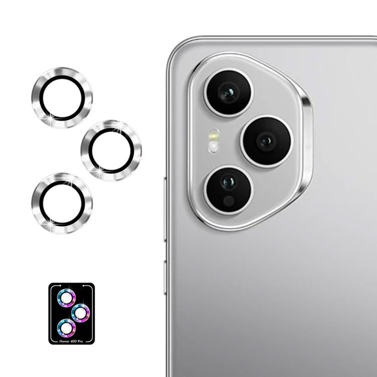 ENKAY Hat-Prince 9H Rear Camera Lens Aluminium Alloy Tempered Glass Film, For Honor 400 Pro Global