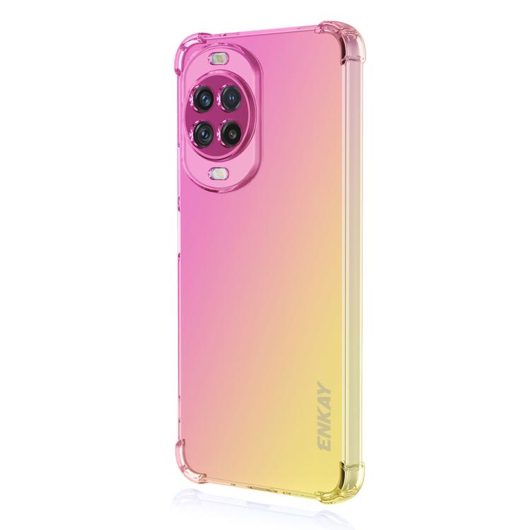 ENKAY Hat-Prince Gradient Airbag TPU Phone Case, For Huawei Pura 90 Pro, For Huawei Pura 90, For Huawei Pura 80 Ultra, For Huawei Pura 80, For Huawei nova 14 Pro, For Huawei nova 14, For Huawei Pura 80 Pro / 80 Pro+, For Huawei Enjoy 80 / Nova Y73