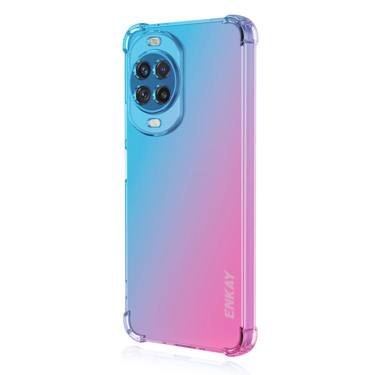 ENKAY Hat-Prince Gradient Airbag TPU Phone Case, For Huawei Pura 90 Pro, For Huawei Pura 90, For Huawei Pura 80 Ultra, For Huawei Pura 80, For Huawei nova 14 Pro, For Huawei nova 14, For Huawei Pura 80 Pro / 80 Pro+, For Huawei Enjoy 80 / Nova Y73