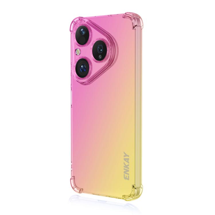 ENKAY Hat-Prince Gradient Airbag TPU Phone Case, For Huawei Pura 90 Pro, For Huawei Pura 90, For Huawei Pura 80 Ultra, For Huawei Pura 80, For Huawei nova 14 Pro, For Huawei nova 14, For Huawei Pura 80 Pro / 80 Pro+, For Huawei Enjoy 80 / Nova Y73
