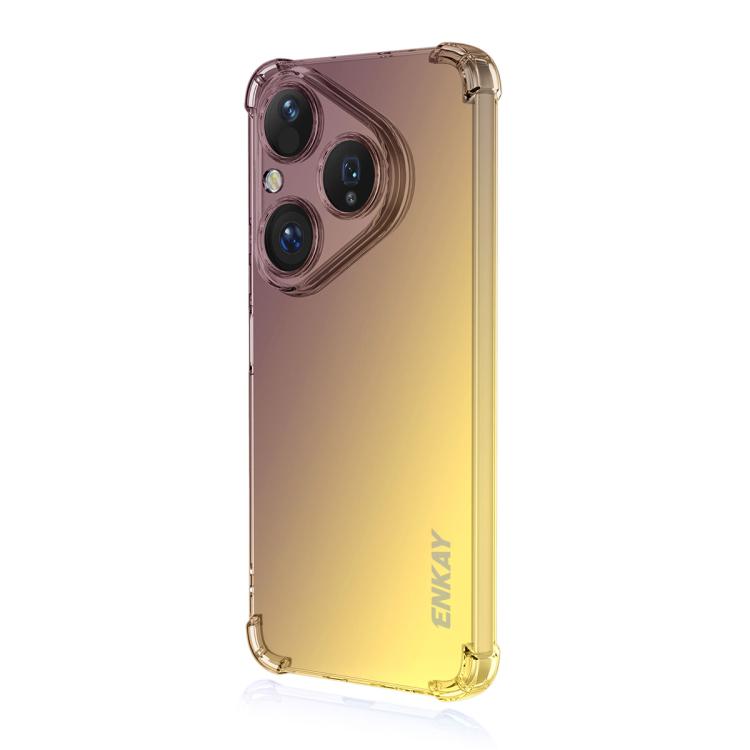 ENKAY Hat-Prince Gradient Airbag TPU Phone Case, For Huawei Pura 90 Pro, For Huawei Pura 90, For Huawei Pura 80 Ultra, For Huawei Pura 80, For Huawei nova 14 Pro, For Huawei nova 14, For Huawei Pura 80 Pro / 80 Pro+, For Huawei Enjoy 80 / Nova Y73
