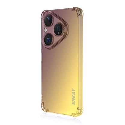 ENKAY Hat-Prince Gradient Airbag TPU Phone Case, For Huawei Pura 90 Pro, For Huawei Pura 90, For Huawei Pura 80 Ultra, For Huawei Pura 80, For Huawei nova 14 Pro, For Huawei nova 14, For Huawei Pura 80 Pro / 80 Pro+, For Huawei Enjoy 80 / Nova Y73