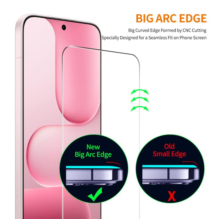 ENKAY 0.18mm High Aluminum-silicon Tempered Glass Film, Support Ultrasonic Fingerprint Unclock, For Honor 600 Pro Global, For Honor 600 Global, For Honor GT Pro
