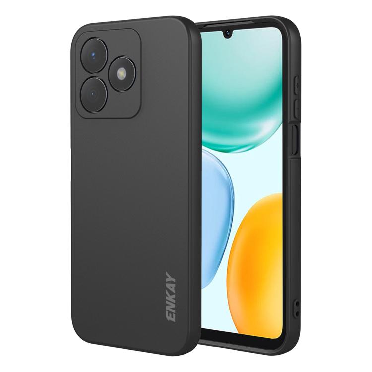 ENKAY Hat-Prince Liquid Silicone Shockproof Soft Phone Case, For Honor X5c / X5c Plus