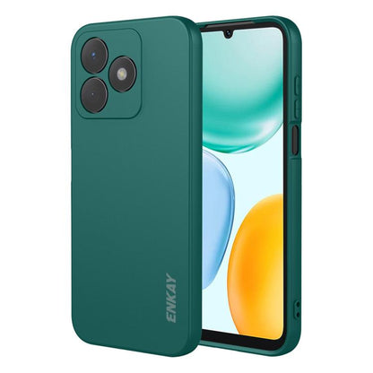 ENKAY Hat-Prince Liquid Silicone Shockproof Soft Phone Case, For Honor X5c / X5c Plus