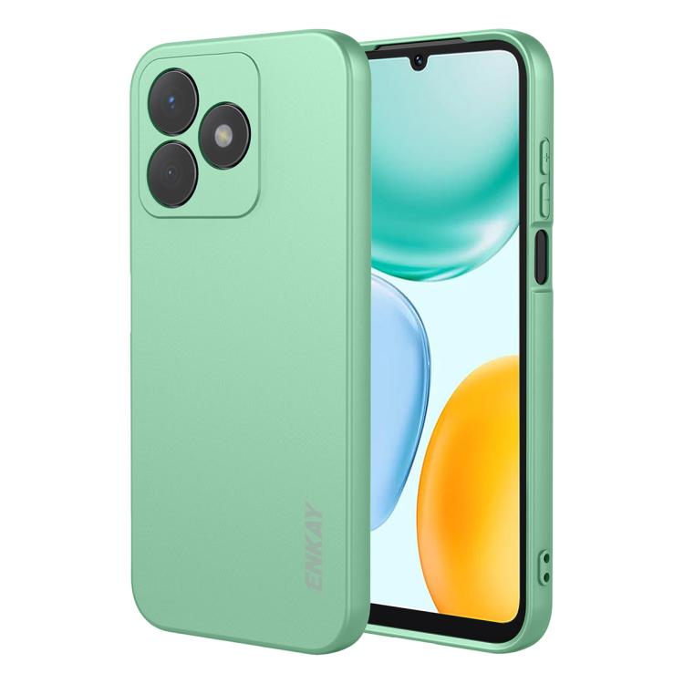 ENKAY Hat-Prince Liquid Silicone Shockproof Soft Phone Case, For Honor X5c / X5c Plus