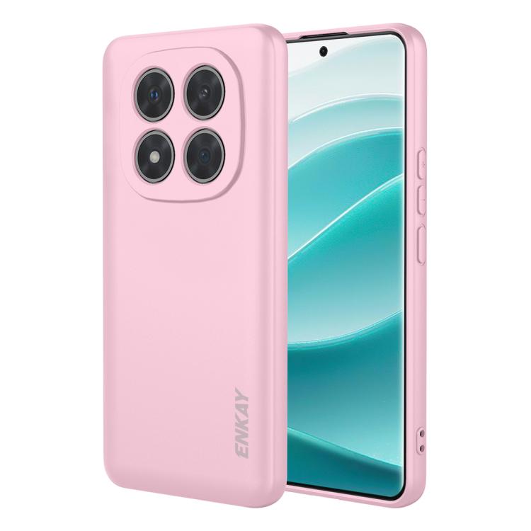 ENKAY Liquid Silicone Soft Shockproof Phone Case, For Redmi 15C 5G / 4G EU 173mm, For Redmi A5 NFC 173mm, For Redmi A5 4G 171mm, For Redmi Note 14 4G 164mm Global, For Redmi Note 14 Pro 5G Global, For Redmi Note 14 5G India / Global, For Xiaomi 15 Ultr...