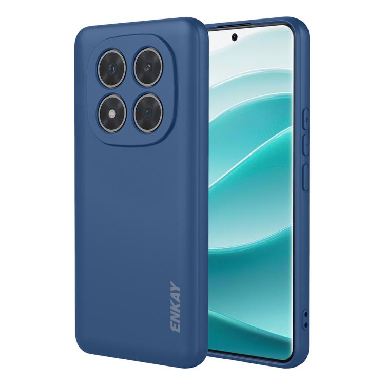 ENKAY Liquid Silicone Soft Shockproof Phone Case, For Redmi 15C 5G / 4G EU 173mm, For Redmi A5 NFC 173mm, For Redmi A5 4G 171mm, For Redmi Note 14 4G 164mm Global, For Redmi Note 14 Pro 5G Global, For Redmi Note 14 5G India / Global, For Xiaomi 15 Ultr...