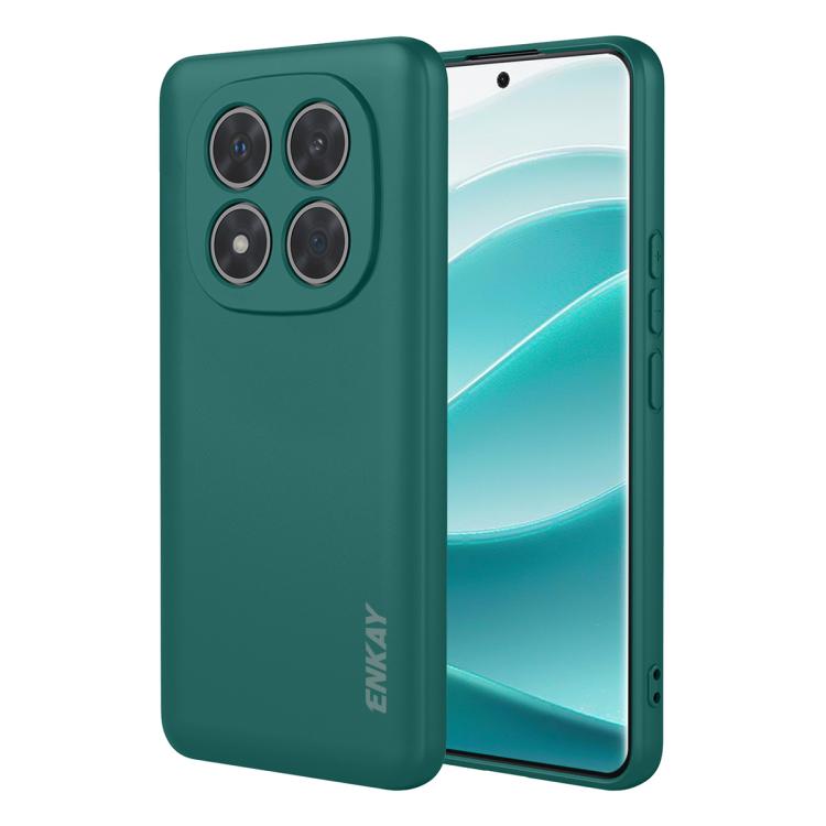ENKAY Liquid Silicone Soft Shockproof Phone Case, For Redmi 15C 5G / 4G EU 173mm, For Redmi A5 NFC 173mm, For Redmi A5 4G 171mm, For Redmi Note 14 4G 164mm Global, For Redmi Note 14 Pro 5G Global, For Redmi Note 14 5G India / Global, For Xiaomi 15 Ultr...