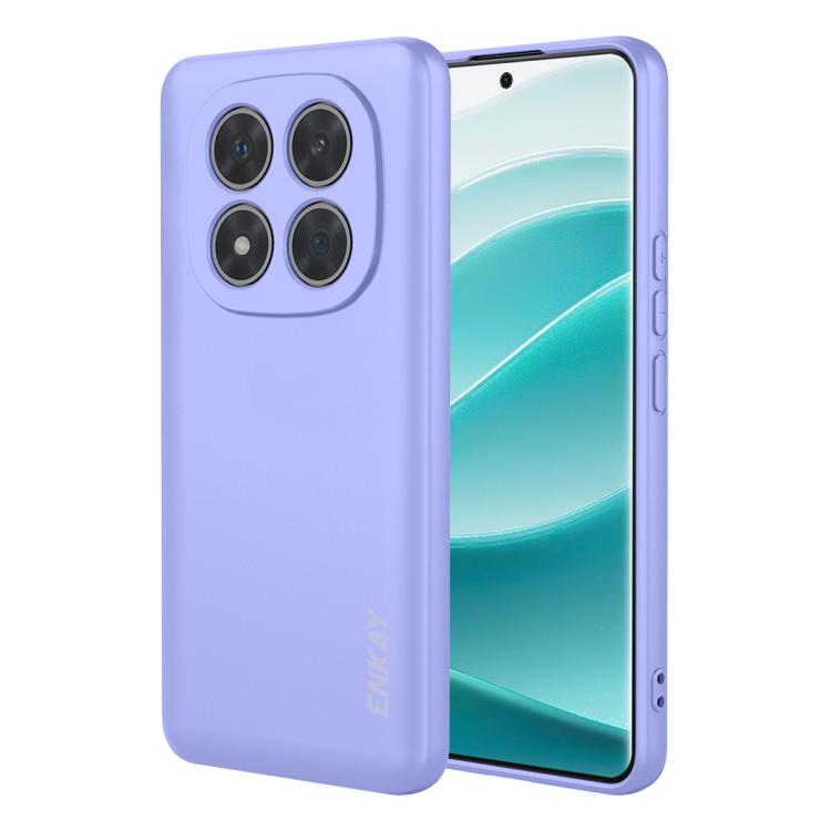 ENKAY Liquid Silicone Soft Shockproof Phone Case, For Redmi 15C 5G / 4G EU 173mm, For Redmi A5 NFC 173mm, For Redmi A5 4G 171mm, For Redmi Note 14 4G 164mm Global, For Redmi Note 14 Pro 5G Global, For Redmi Note 14 5G India / Global, For Xiaomi 15 Ultr...