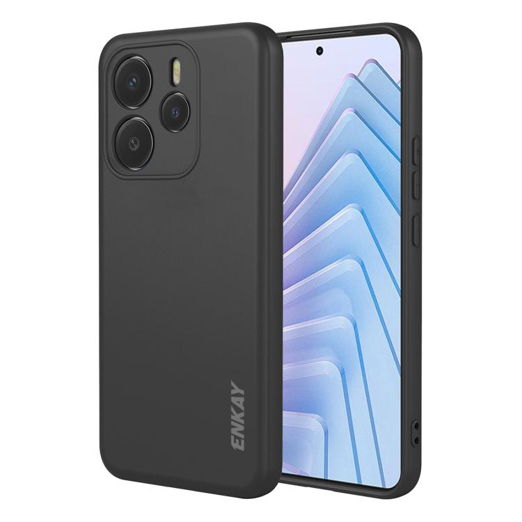 ENKAY Liquid Silicone Soft Shockproof Phone Case, For Redmi 15C 5G / 4G EU 173mm, For Redmi A5 NFC 173mm, For Redmi A5 4G 171mm, For Redmi Note 14 4G 164mm Global, For Redmi Note 14 Pro 5G Global, For Redmi Note 14 5G India / Global, For Xiaomi 15 Ultr...