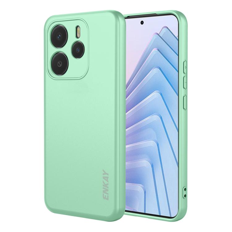 ENKAY Liquid Silicone Soft Shockproof Phone Case, For Redmi 15C 5G / 4G EU 173mm, For Redmi A5 NFC 173mm, For Redmi A5 4G 171mm, For Redmi Note 14 4G 164mm Global, For Redmi Note 14 Pro 5G Global, For Redmi Note 14 5G India / Global, For Xiaomi 15 Ultr...