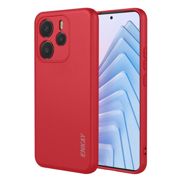 ENKAY Liquid Silicone Soft Shockproof Phone Case, For Redmi 15C 5G / 4G EU 173mm, For Redmi A5 NFC 173mm, For Redmi A5 4G 171mm, For Redmi Note 14 4G 164mm Global, For Redmi Note 14 Pro 5G Global, For Redmi Note 14 5G India / Global, For Xiaomi 15 Ultr...