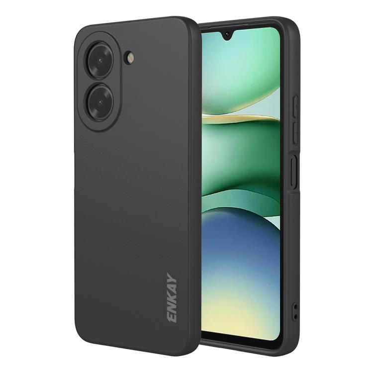 ENKAY Liquid Silicone Soft Shockproof Phone Case, For Redmi 15C 5G / 4G EU 173mm, For Redmi A5 NFC 173mm, For Redmi A5 4G 171mm, For Redmi Note 14 4G 164mm Global, For Redmi Note 14 Pro 5G Global, For Redmi Note 14 5G India / Global, For Xiaomi 15 Ultr...