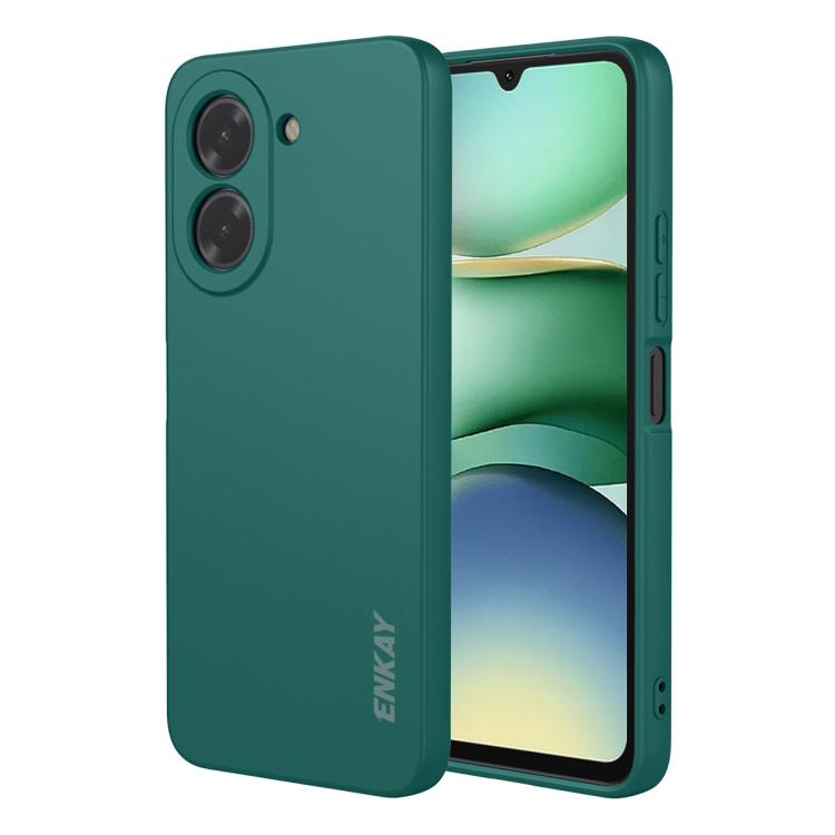 ENKAY Liquid Silicone Soft Shockproof Phone Case, For Redmi 15C 5G / 4G EU 173mm, For Redmi A5 NFC 173mm, For Redmi A5 4G 171mm, For Redmi Note 14 4G 164mm Global, For Redmi Note 14 Pro 5G Global, For Redmi Note 14 5G India / Global, For Xiaomi 15 Ultr...