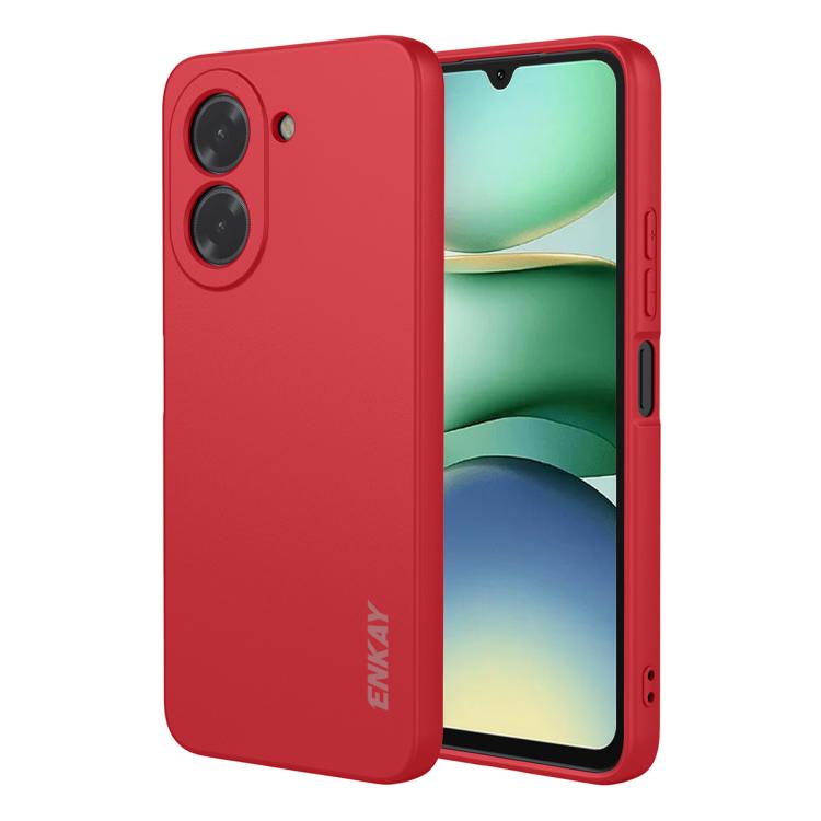 ENKAY Liquid Silicone Soft Shockproof Phone Case, For Redmi 15C 5G / 4G EU 173mm, For Redmi A5 NFC 173mm, For Redmi A5 4G 171mm, For Redmi Note 14 4G 164mm Global, For Redmi Note 14 Pro 5G Global, For Redmi Note 14 5G India / Global, For Xiaomi 15 Ultr...