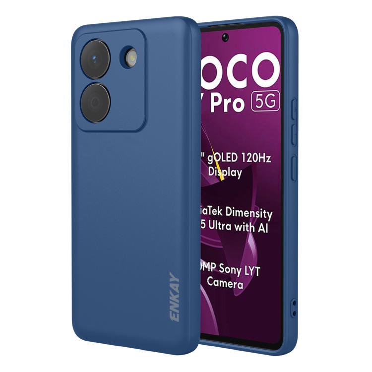 ENKAY Liquid Silicone Soft Shockproof Phone Case, For Redmi 15C 5G / 4G EU 173mm, For Redmi A5 NFC 173mm, For Redmi A5 4G 171mm, For Redmi Note 14 4G 164mm Global, For Redmi Note 14 Pro 5G Global, For Redmi Note 14 5G India / Global, For Xiaomi 15 Ultr...