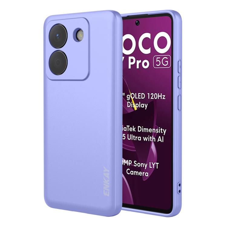 ENKAY Liquid Silicone Soft Shockproof Phone Case, For Redmi 15C 5G / 4G EU 173mm, For Redmi A5 NFC 173mm, For Redmi A5 4G 171mm, For Redmi Note 14 4G 164mm Global, For Redmi Note 14 Pro 5G Global, For Redmi Note 14 5G India / Global, For Xiaomi 15 Ultr...
