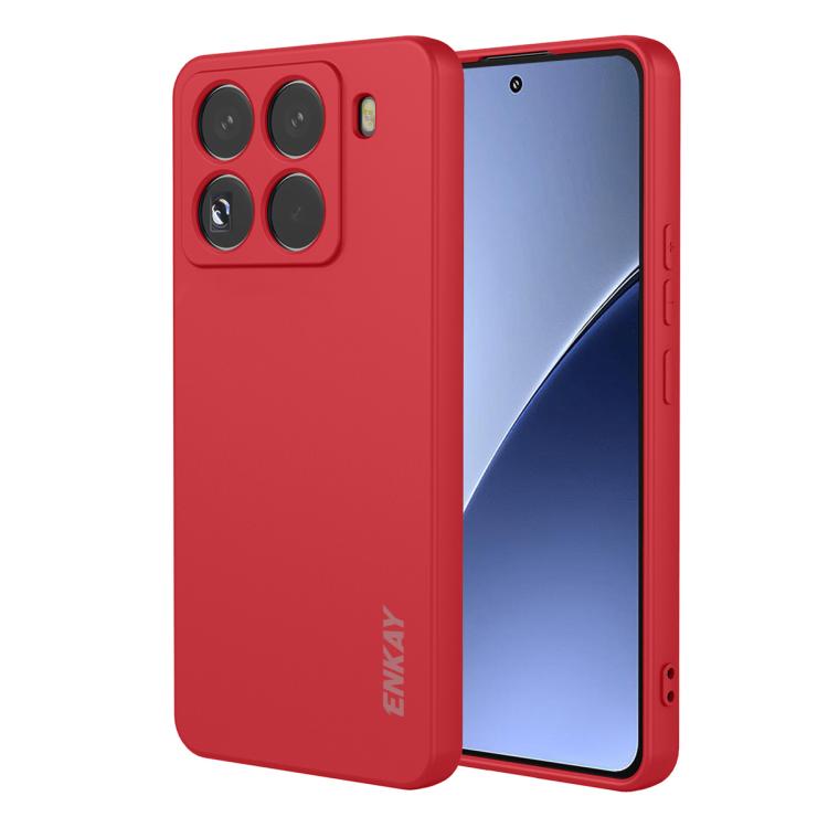 ENKAY Liquid Silicone Soft Shockproof Phone Case, For Redmi 15C 5G / 4G EU 173mm, For Redmi A5 NFC 173mm, For Redmi A5 4G 171mm, For Redmi Note 14 4G 164mm Global, For Redmi Note 14 Pro 5G Global, For Redmi Note 14 5G India / Global, For Xiaomi 15 Ultr...