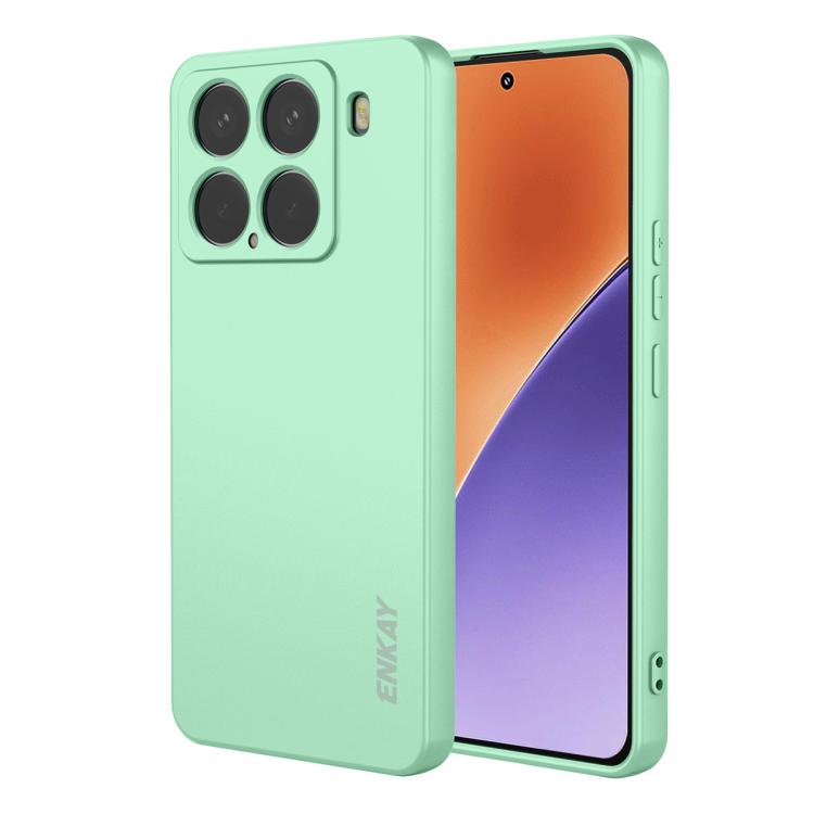 ENKAY Liquid Silicone Soft Shockproof Phone Case, For Redmi 15C 5G / 4G EU 173mm, For Redmi A5 NFC 173mm, For Redmi A5 4G 171mm, For Redmi Note 14 4G 164mm Global, For Redmi Note 14 Pro 5G Global, For Redmi Note 14 5G India / Global, For Xiaomi 15 Ultr...