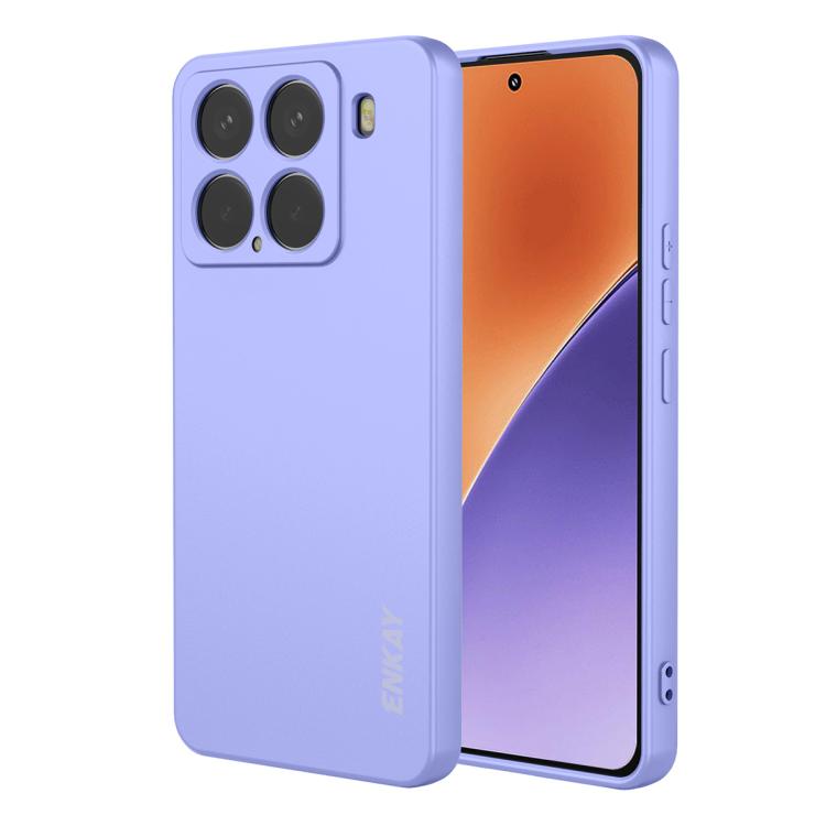 ENKAY Liquid Silicone Soft Shockproof Phone Case, For Redmi 15C 5G / 4G EU 173mm, For Redmi A5 NFC 173mm, For Redmi A5 4G 171mm, For Redmi Note 14 4G 164mm Global, For Redmi Note 14 Pro 5G Global, For Redmi Note 14 5G India / Global, For Xiaomi 15 Ultr...