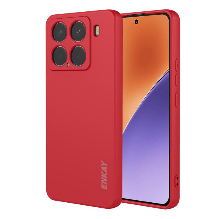 ENKAY Liquid Silicone Soft Shockproof Phone Case, For Redmi 15C 5G / 4G EU 173mm, For Redmi A5 NFC 173mm, For Redmi A5 4G 171mm, For Redmi Note 14 4G 164mm Global, For Redmi Note 14 Pro 5G Global, For Redmi Note 14 5G India / Global, For Xiaomi 15 Ultr...