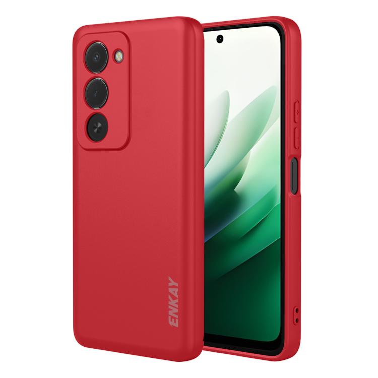 ENKAY Liquid Silicone Soft Shockproof Phone Case, For Redmi Note 17 4G / 5G Global 169.7mm, For Redmi 17 4G / 5G Global 170mm, For Redmi A7 Pro 4G / 5G 171mm, For Xiaomi Poco F8 Ultra / Redmi K90 Pro Max, For Xiaomi Poco F8 Pro / Redmi K90             ...
