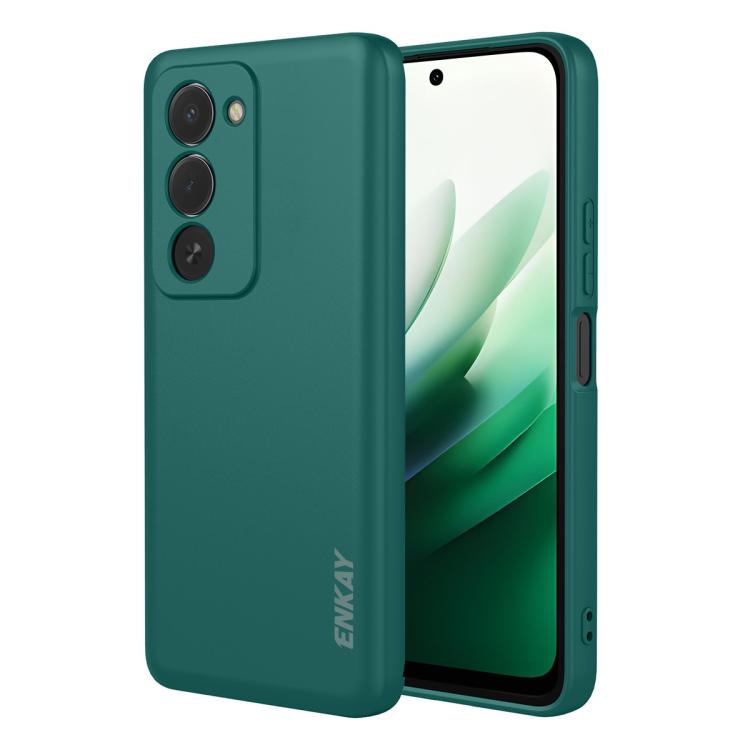 ENKAY Liquid Silicone Soft Shockproof Phone Case, For Redmi Note 17 4G / 5G Global 169.7mm, For Redmi 17 4G / 5G Global 170mm, For Redmi A7 Pro 4G / 5G 171mm, For Xiaomi Poco F8 Ultra / Redmi K90 Pro Max, For Xiaomi Poco F8 Pro / Redmi K90             ...