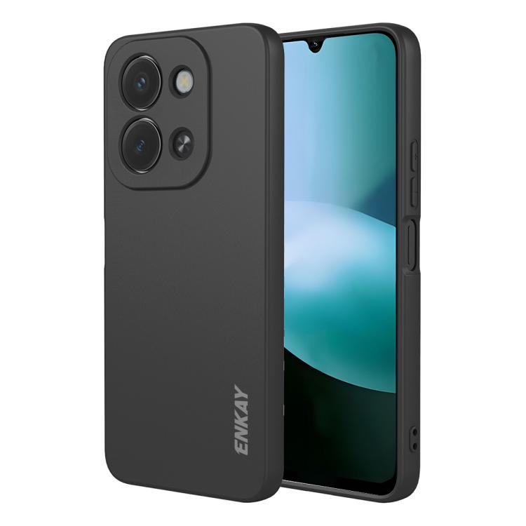 ENKAY Liquid Silicone Soft Shockproof Phone Case, For Redmi Note 17 4G / 5G Global 169.7mm, For Redmi 17 4G / 5G Global 170mm, For Redmi A7 Pro 4G / 5G 171mm, For Xiaomi Poco F8 Ultra / Redmi K90 Pro Max, For Xiaomi Poco F8 Pro / Redmi K90             ...