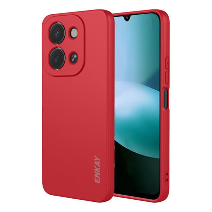 ENKAY Liquid Silicone Soft Shockproof Phone Case, For Redmi Note 17 4G / 5G Global 169.7mm, For Redmi 17 4G / 5G Global 170mm, For Redmi A7 Pro 4G / 5G 171mm, For Xiaomi Poco F8 Ultra / Redmi K90 Pro Max, For Xiaomi Poco F8 Pro / Redmi K90             ...