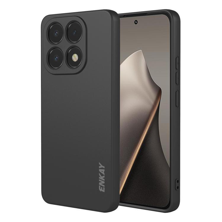 ENKAY Liquid Silicone Soft Shockproof Phone Case, For Redmi Note 17 4G / 5G Global 169.7mm, For Redmi 17 4G / 5G Global 170mm, For Redmi A7 Pro 4G / 5G 171mm, For Xiaomi Poco F8 Ultra / Redmi K90 Pro Max, For Xiaomi Poco F8 Pro / Redmi K90             ...