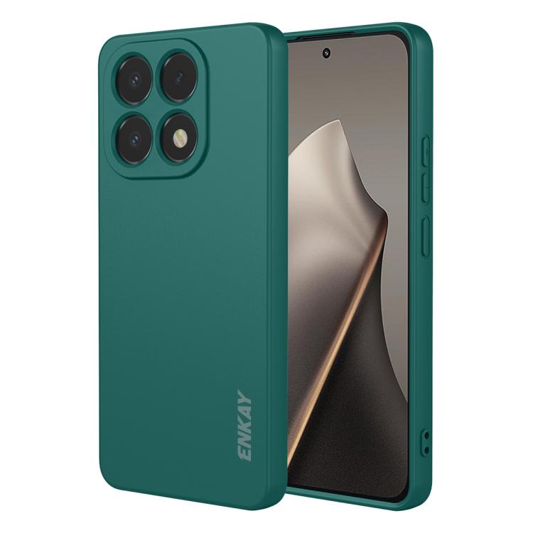 ENKAY Liquid Silicone Soft Shockproof Phone Case, For Redmi Note 17 4G / 5G Global 169.7mm, For Redmi 17 4G / 5G Global 170mm, For Redmi A7 Pro 4G / 5G 171mm, For Xiaomi Poco F8 Ultra / Redmi K90 Pro Max, For Xiaomi Poco F8 Pro / Redmi K90             ...