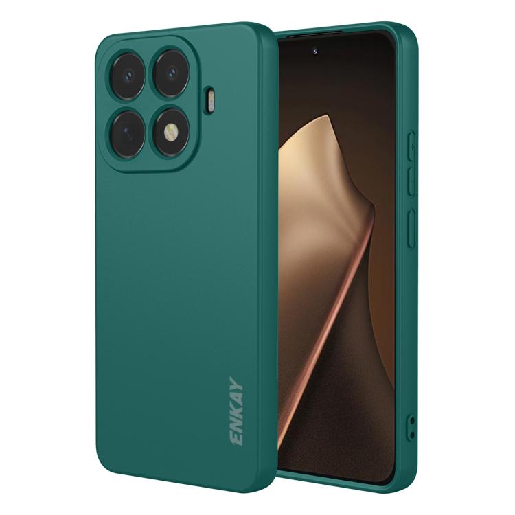 ENKAY Liquid Silicone Soft Shockproof Phone Case, For Redmi Note 17 4G / 5G Global 169.7mm, For Redmi 17 4G / 5G Global 170mm, For Redmi A7 Pro 4G / 5G 171mm, For Xiaomi Poco F8 Ultra / Redmi K90 Pro Max, For Xiaomi Poco F8 Pro / Redmi K90             ...